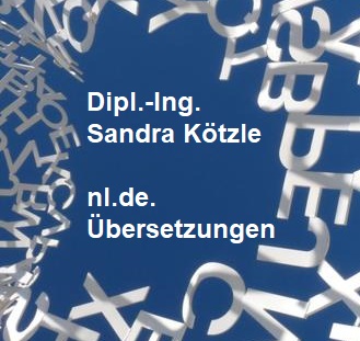Logo Dipl.-Ing. Sandra Kötzle nl.de. Übersetzungen